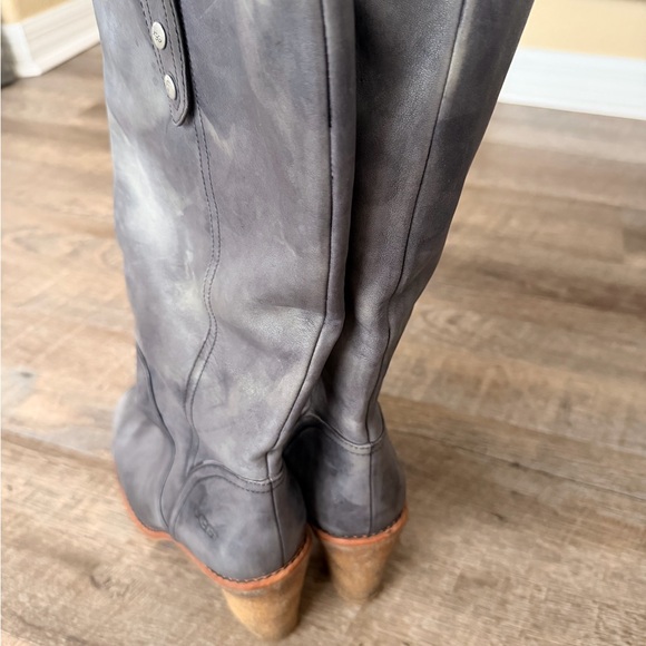 UGG Women's Charcoal Heeled Boots - Picture 3 of 5